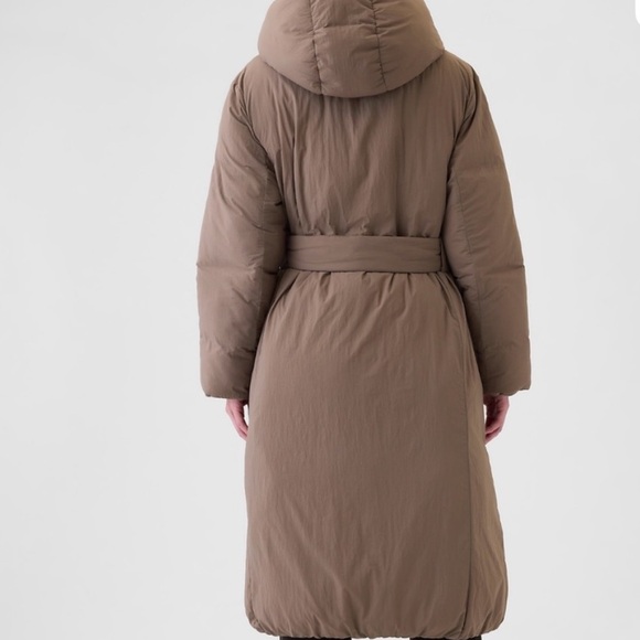 GAP Women's Brown Puffer Coat - Picture 3 of 7
